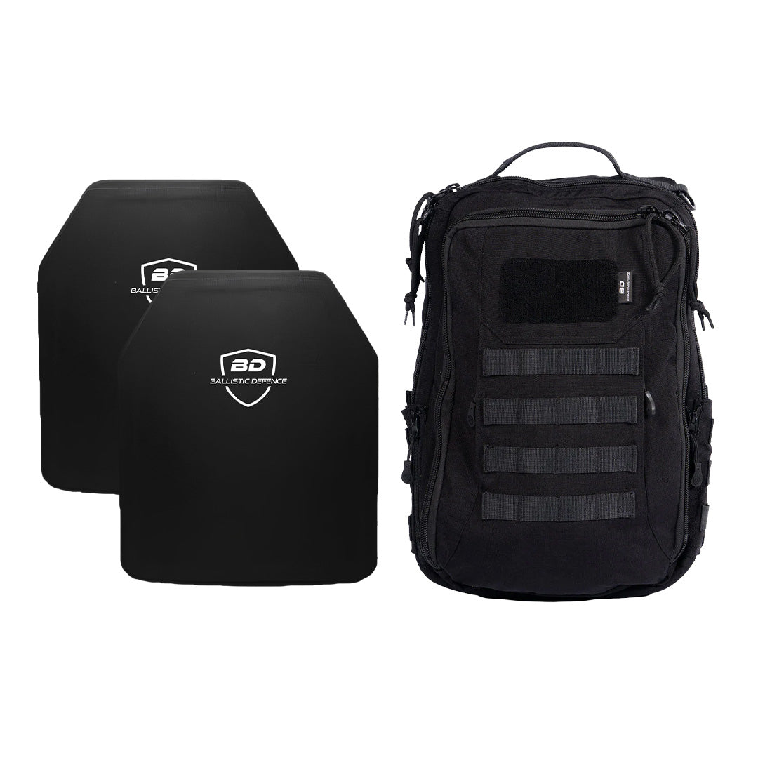 BD-35L Phantom Backpack + Level IIIA Hard Armor Plate Package