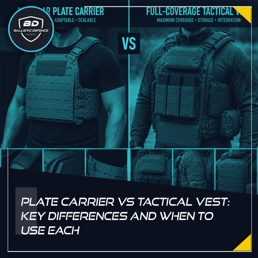 Plate Carrier vs Tactical Vest: Key Differences and When to Use Each
