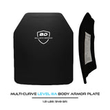 ZIRH Level IIIA Hard Body Armor Plate – 1.21 lbs